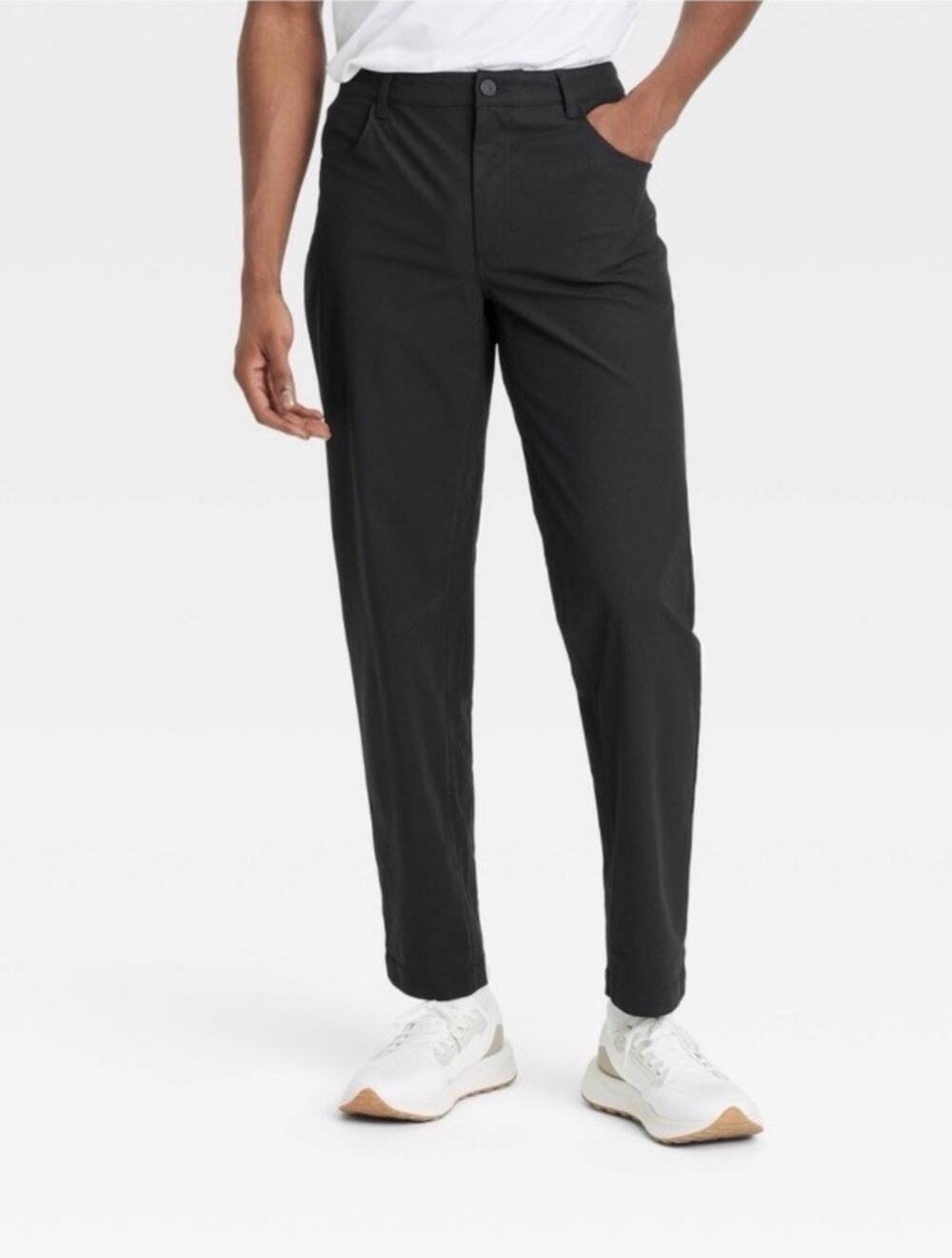 All In Motion Men’s 360 Lifestyle Pants Trousers Black Size  32x32 Casual